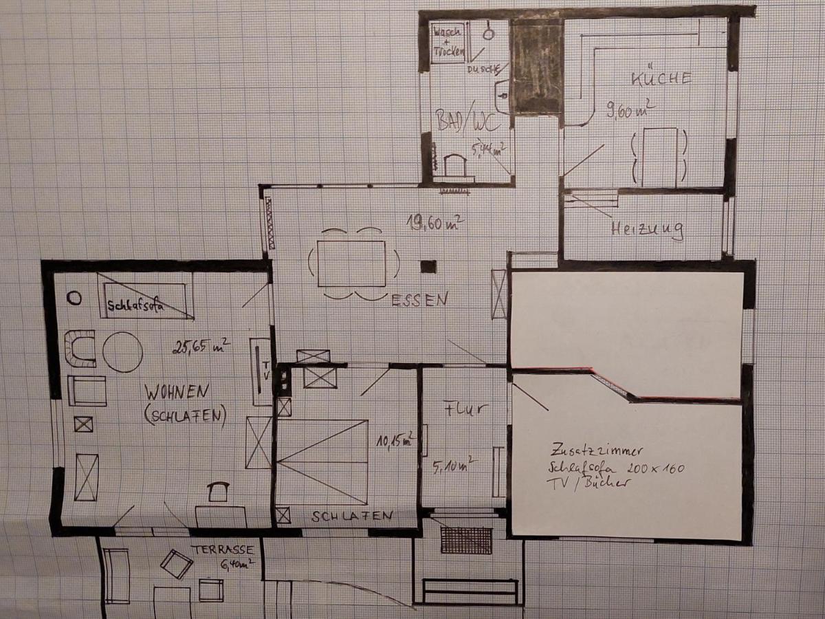 Ferienwohnung Am Freitagsbach Celle Esterno foto